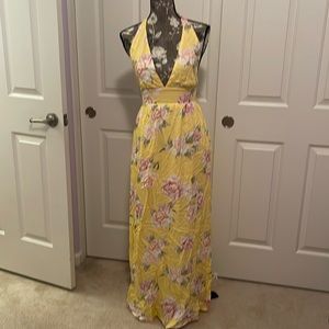 Yellow summer dress